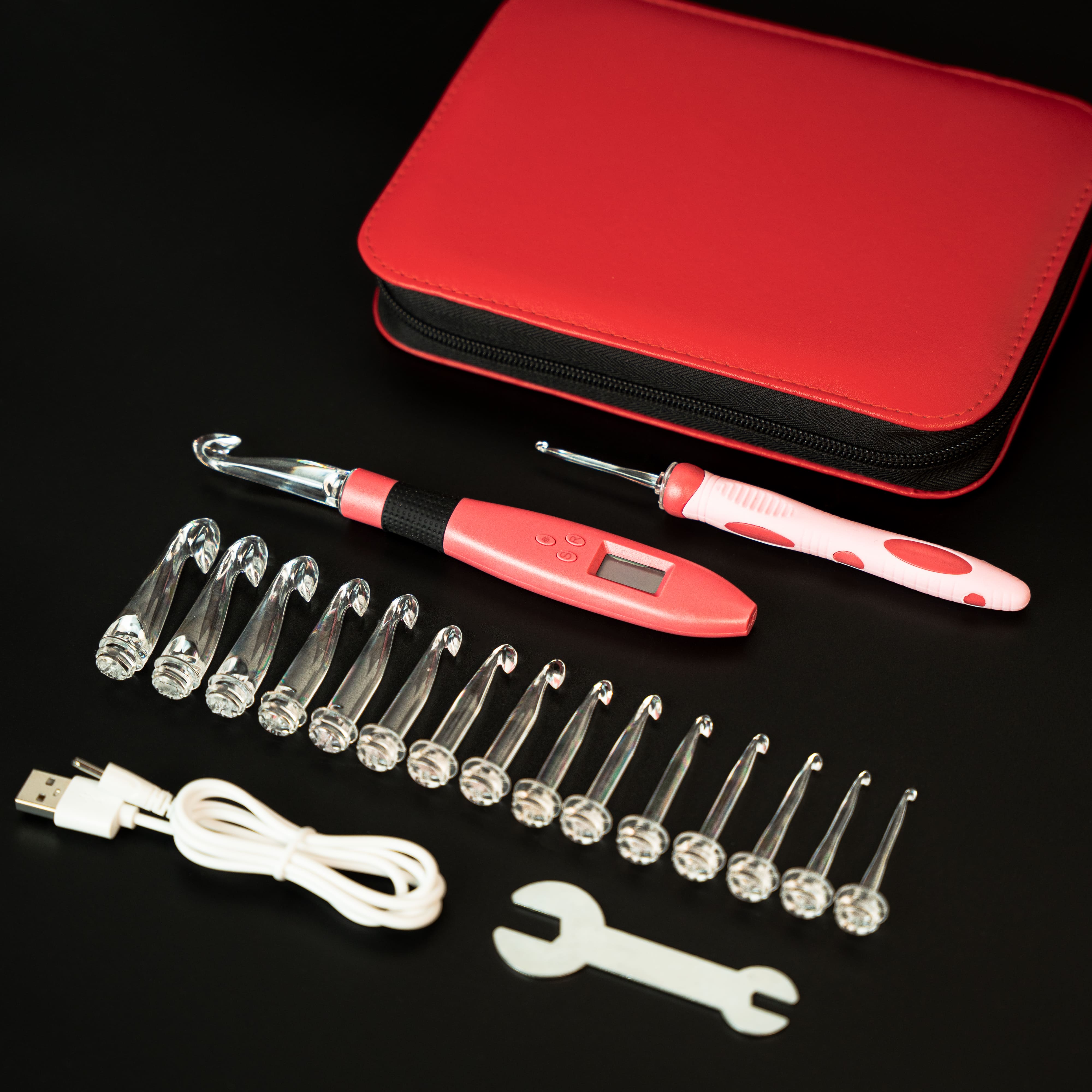 Counting LED Crochet Hook Set + Bonuses